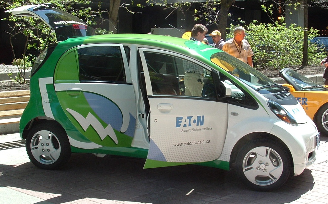 Eaton's Mitsubishi i-MiEV electric car